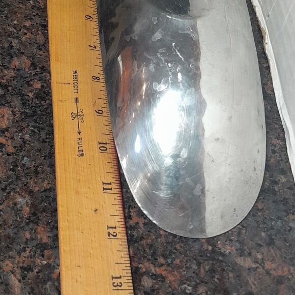 Pewter Crafters of Cape Cod. Elongated "Ginko Biloba Leaf" Dish. - Picture 5 of 6